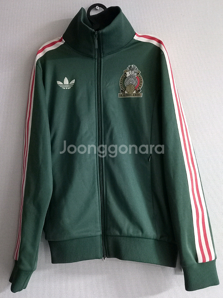 아디다스 멕시코 그린 트랙탑 저지 져지집업 100/L--0