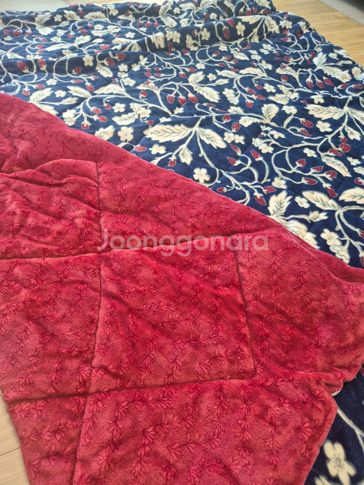 벨벳 이불 토퍼 세트ㅡ대구--2
