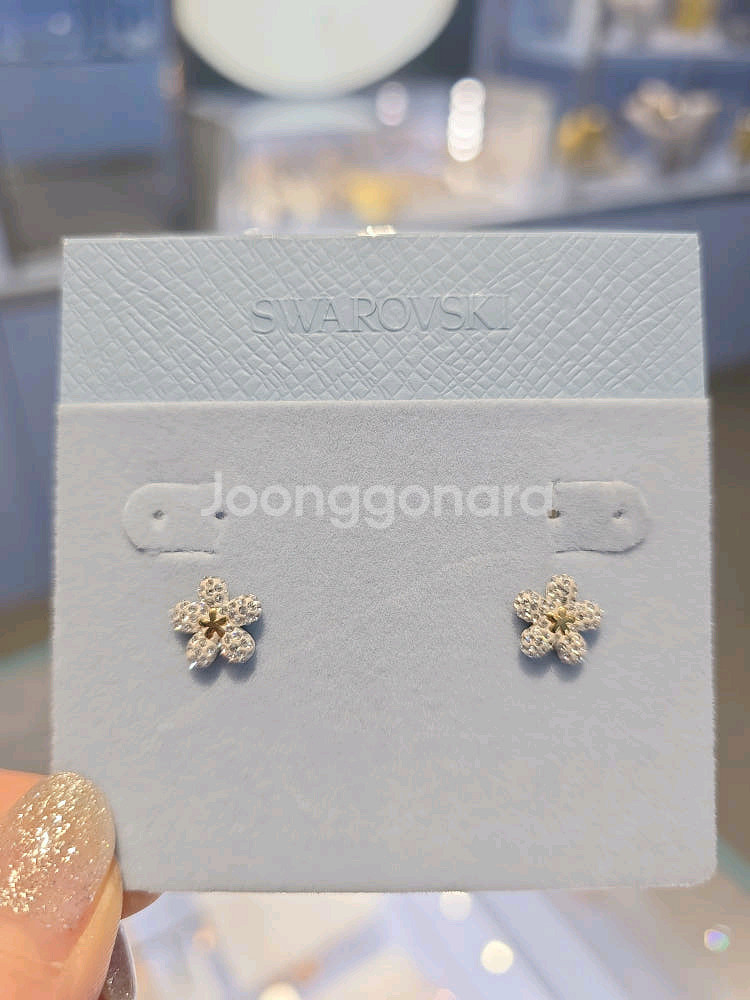 (새상품) 스와로브스키 귀걸이--3