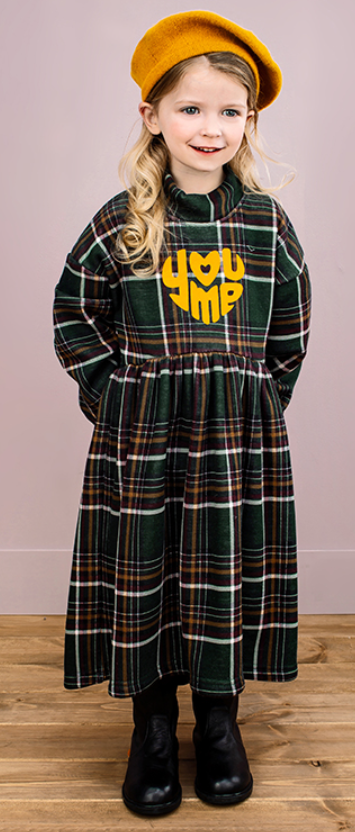 새제품) 여아 기모 원피스 [120/5-6세]--0