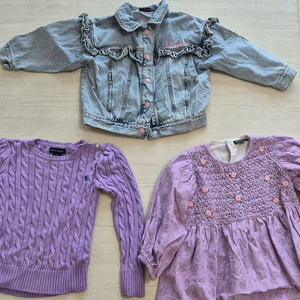 로아앤제인 청자켓, 폴로 스웨터, 봉주르다이어리 이미지