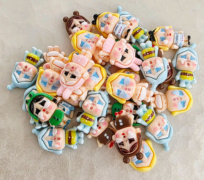 파츠 서있는 크라잉베이비 6종 30개 일괄--0