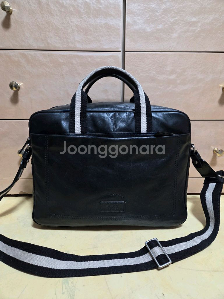 발리 정품 삼선 브리프케이스 레더--0