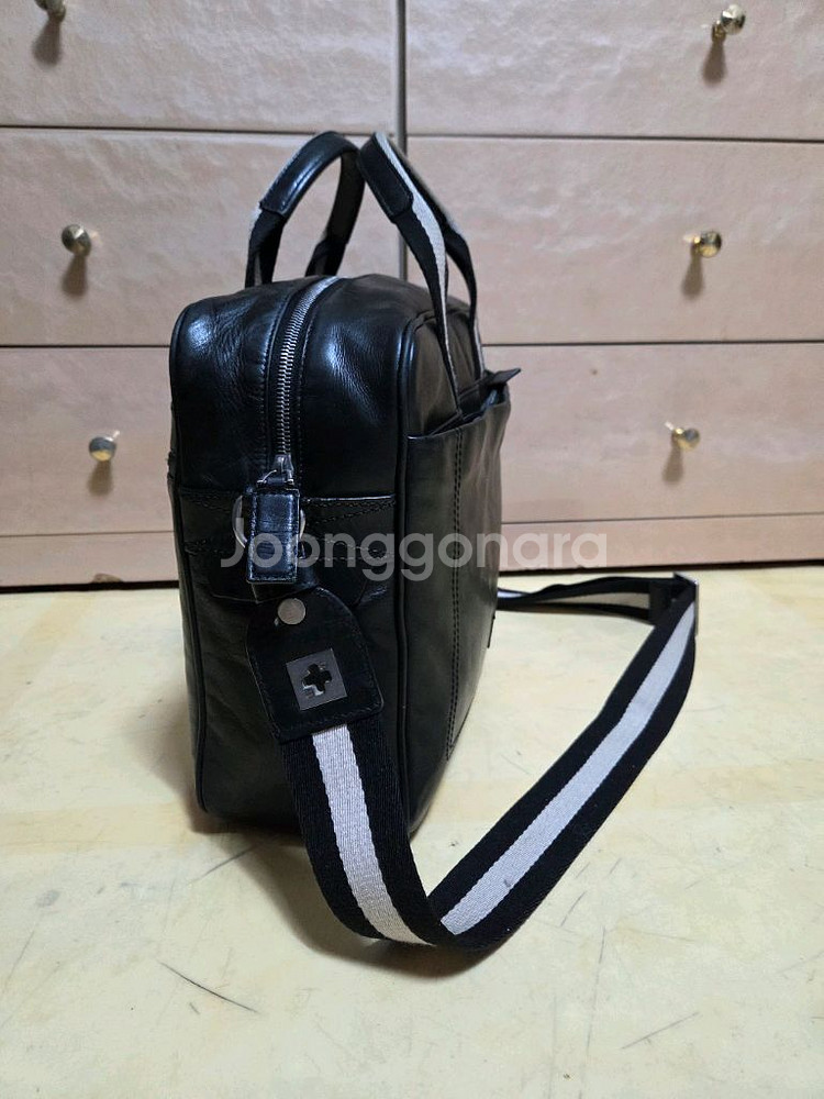 발리 정품 삼선 브리프케이스 레더--2