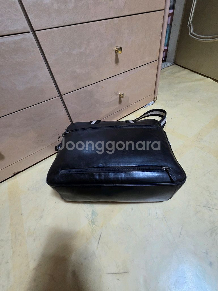 발리 정품 삼선 브리프케이스 레더--6