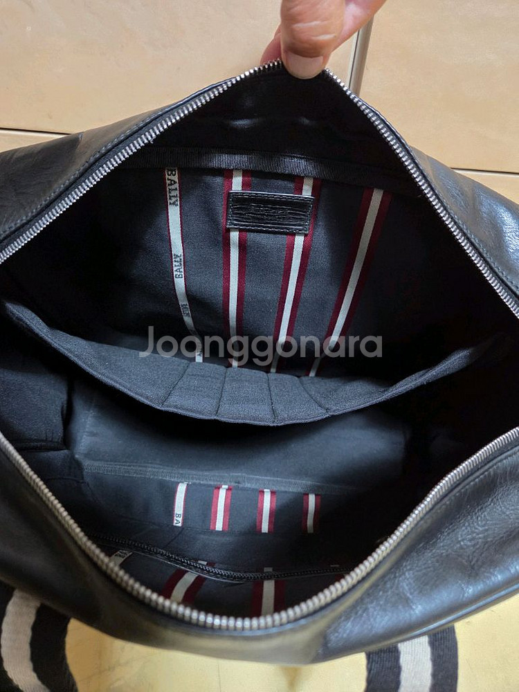 발리 정품 삼선 브리프케이스 레더--7