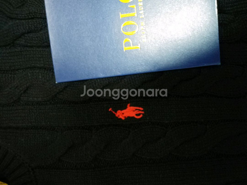 (L)폴로 케이블 꽈배기 니트 맨투맨--8