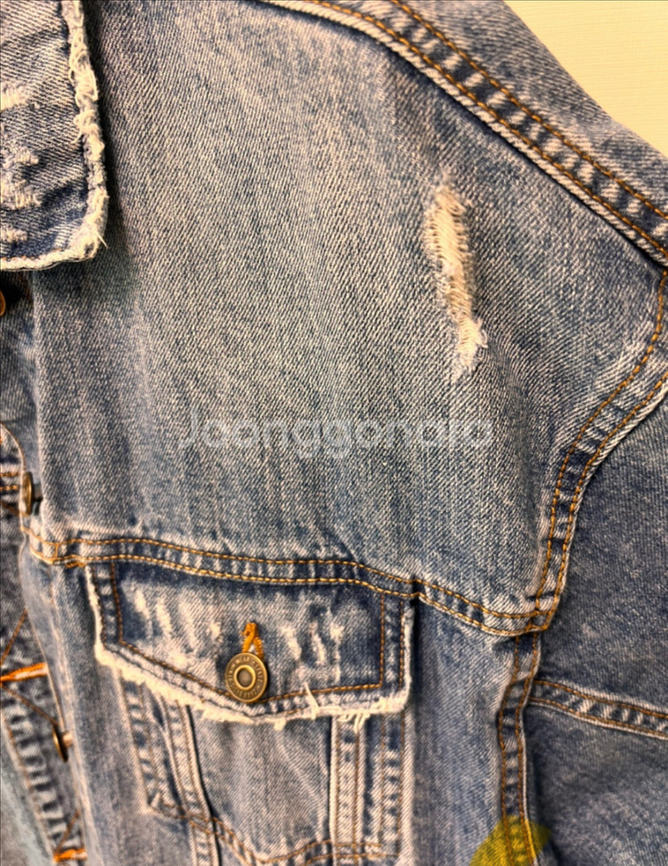 ZARA 자라 데님 자켓--5