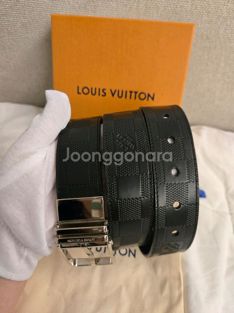 루이비통 다미에 리버서블 벨트 95--3