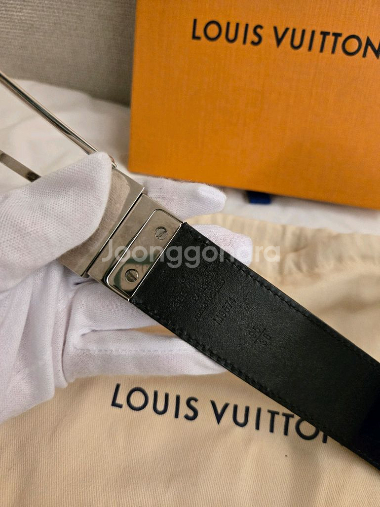 루이비통 다미에 리버서블 벨트 95--4