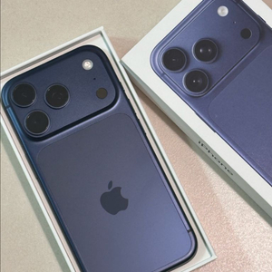 아이폰 17 프로 딥블루 해외판/미국판 카메라무음