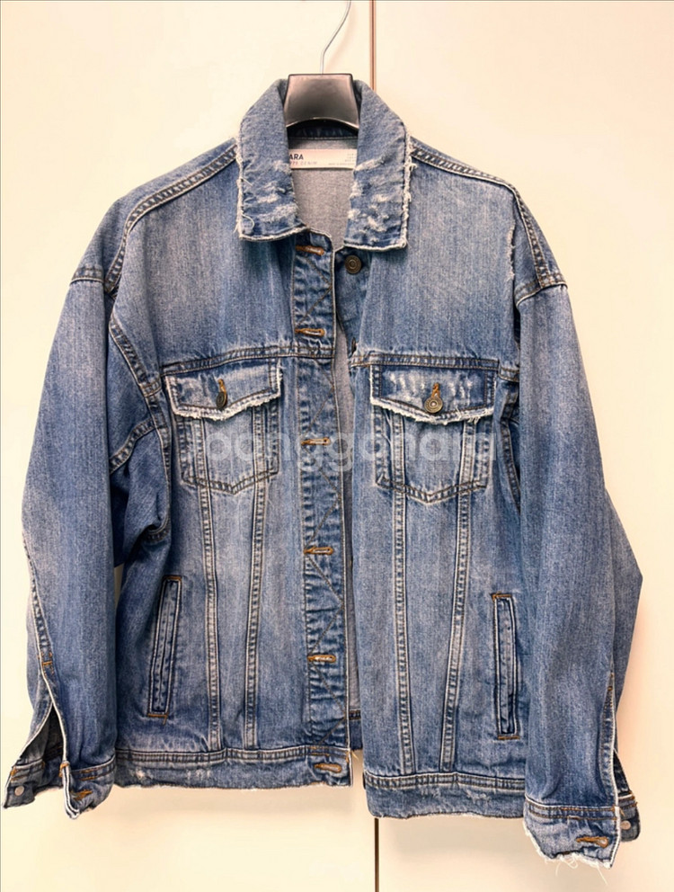 ZARA 자라 데님 자켓--8