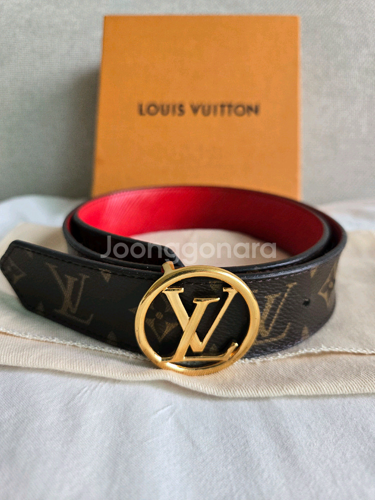 루이비통 서클 리버서블 여성 벨트 80--0