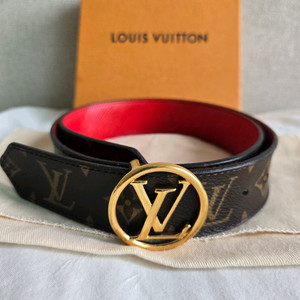 루이비통 서클 리버서블 여성 벨트 80