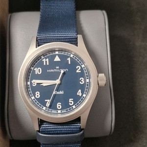 해밀턴 카키필드 쿼츠 38mm 청판