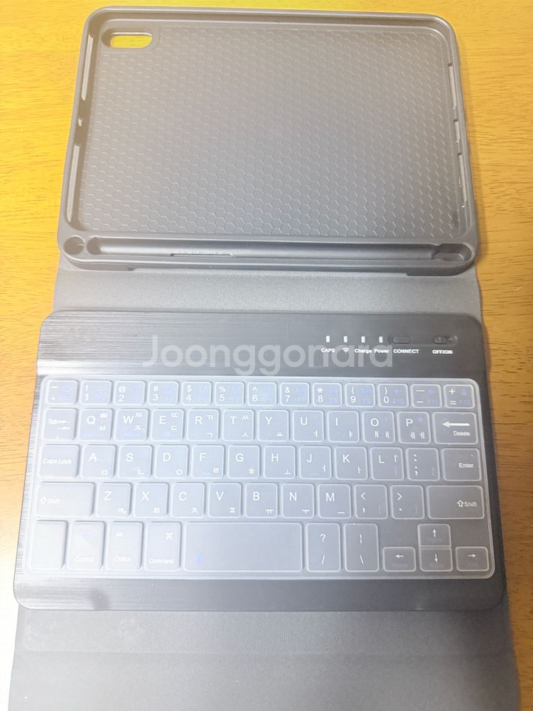 아이패드미니6미니7 A17 Pro 공용 애플펜슬 수납 콤비회전 블루투스 키보드--1