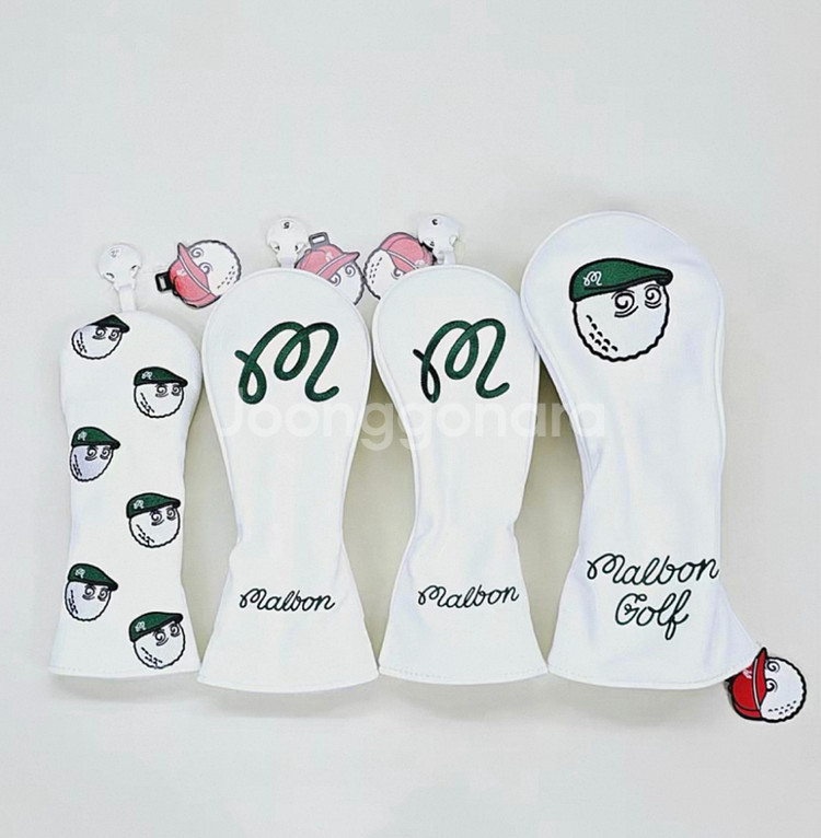 [새상품] 말본 골프 드라이버/우드/유틸 헤드커버 세트--0
