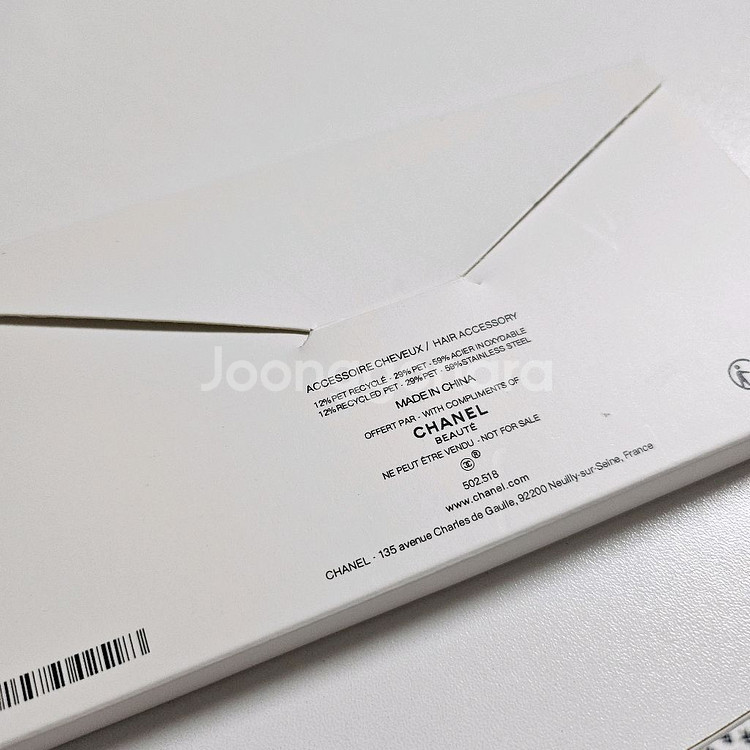 샤넬 뷰티 헤어 집게핀 헤어핀 4P--2