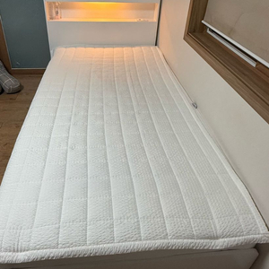 동서가구 LED 조명 침대프레임 + 매트리스 세트