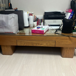 통원목 거실 탁자 테이블