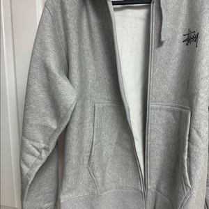 (L) 스투시 후드집업 그레이