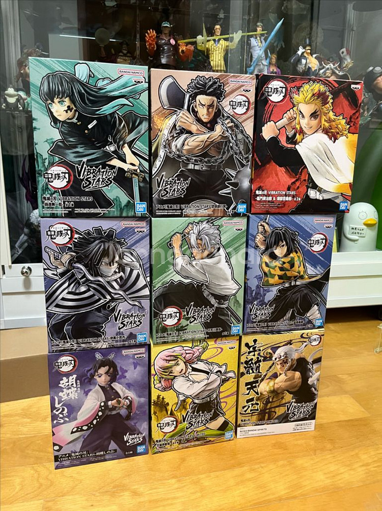 정품 희귀 귀멸의칼날 피규어바이브레이션스타즈 전종 세트--0