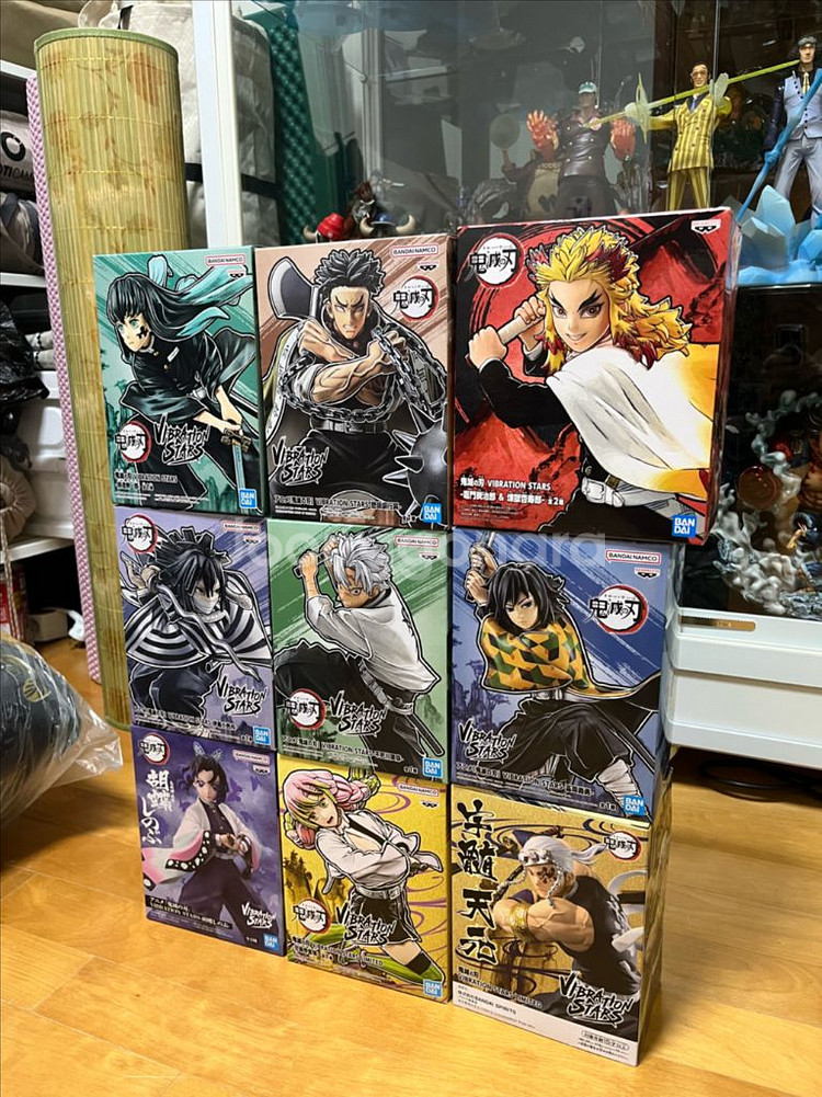 정품 희귀 귀멸의칼날 피규어바이브레이션스타즈 전종 세트--1