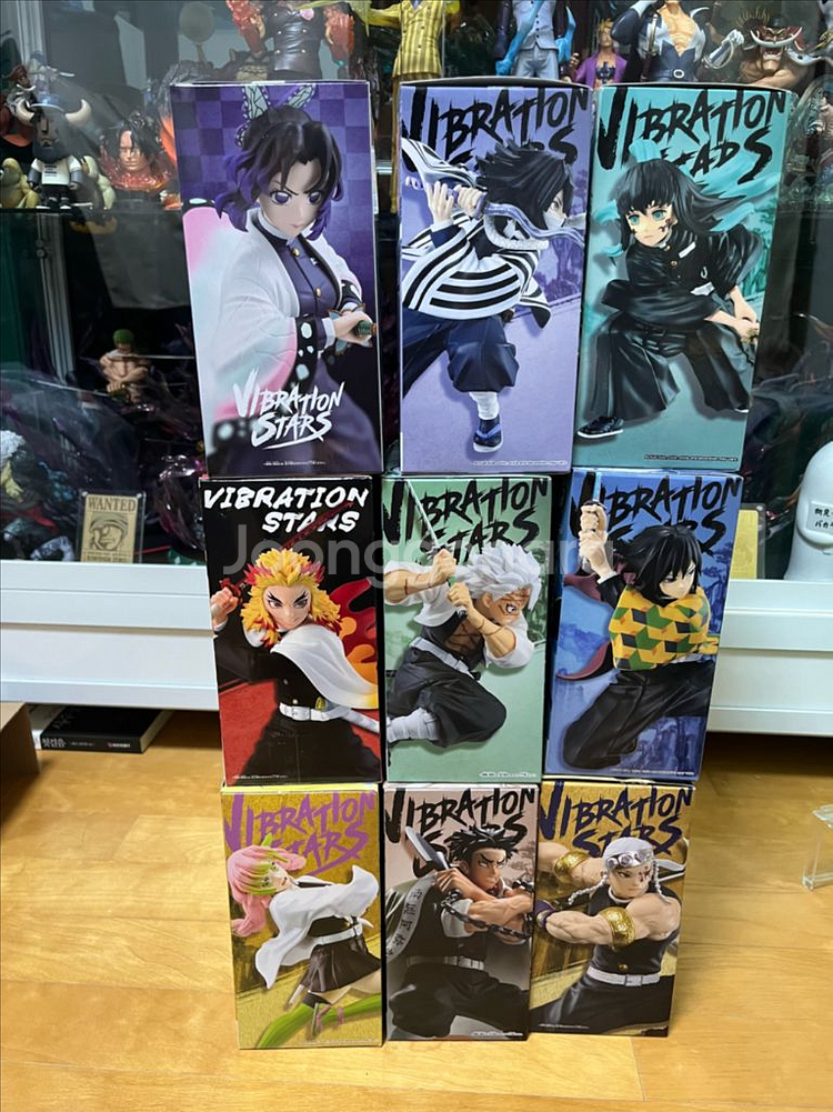 정품 희귀 귀멸의칼날 피규어바이브레이션스타즈 전종 세트--2