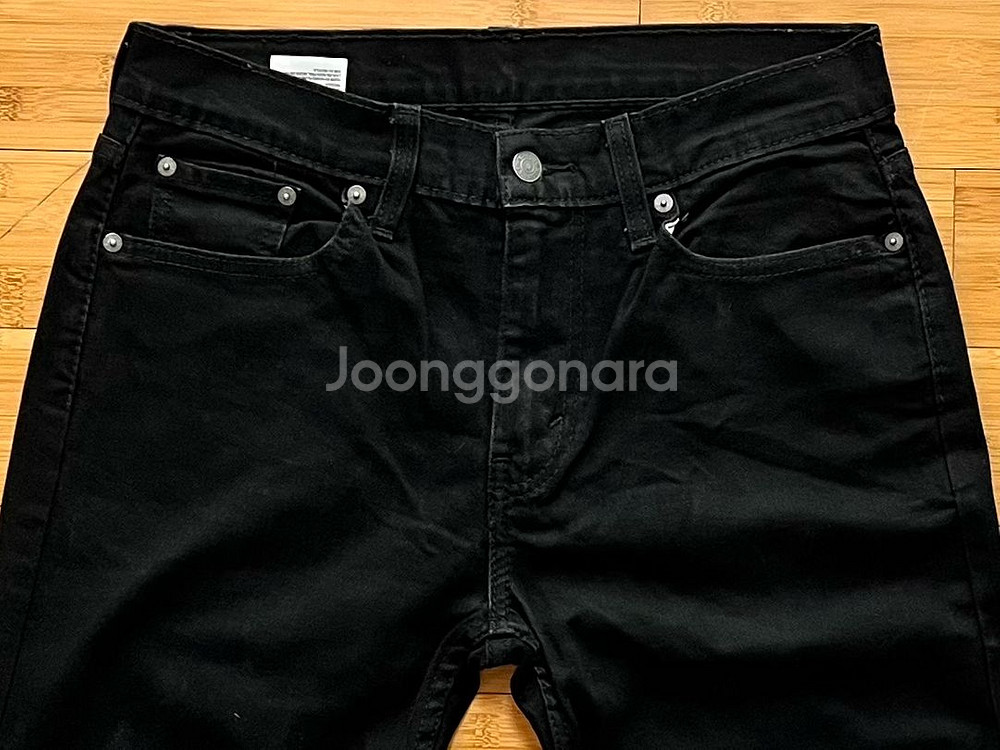 리바이스 502 블랙진 데님팬츠 W30 L32--2