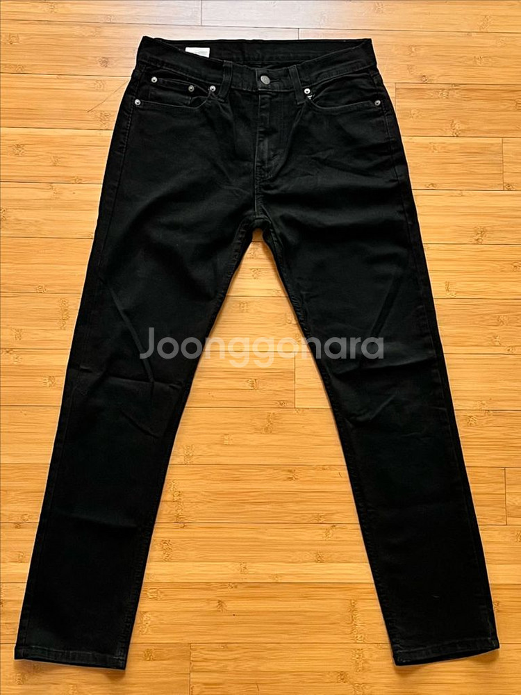 리바이스 502 블랙진 데님팬츠 W30 L32--1