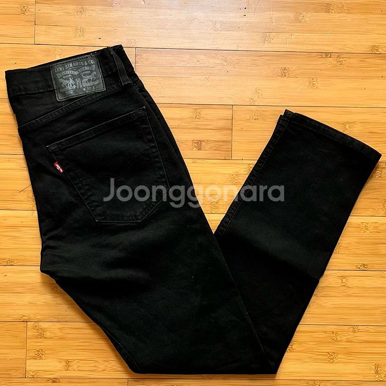 리바이스 502 블랙진 데님팬츠 W30 L32--0