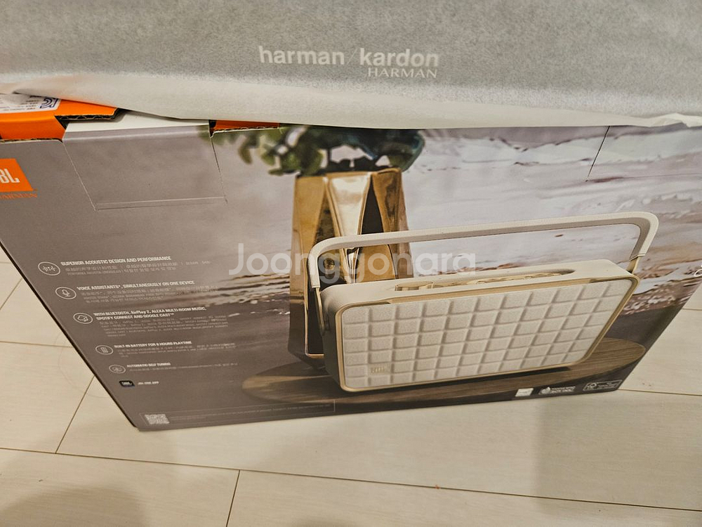 [미개봉] JBL 어센틱 300 화이트 스피커--0