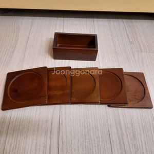 원목 티코스터 셋트