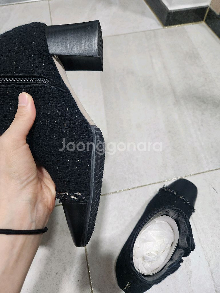 새상품) 한섬 마인 앵글부츠--6