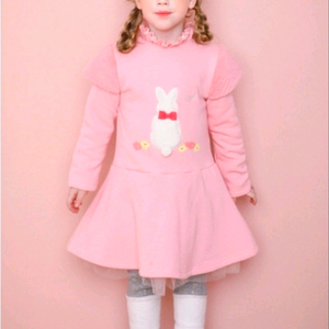 새제품) 여아 기모 원피스 [120/7-8세]