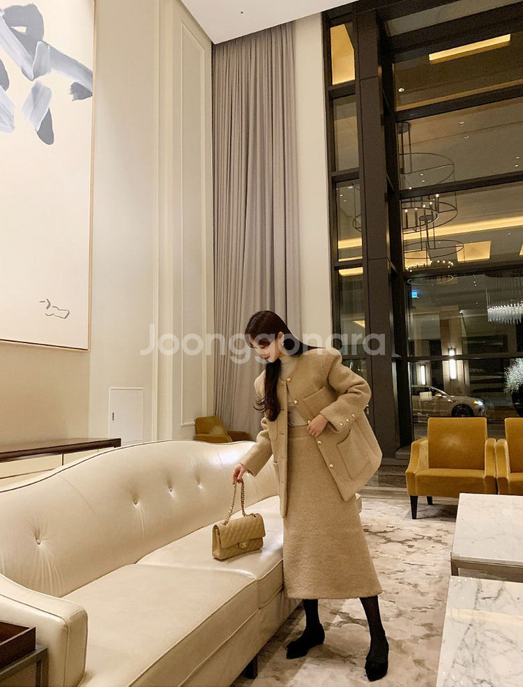 바이씨니 피넛 트위드 셋업:)--4