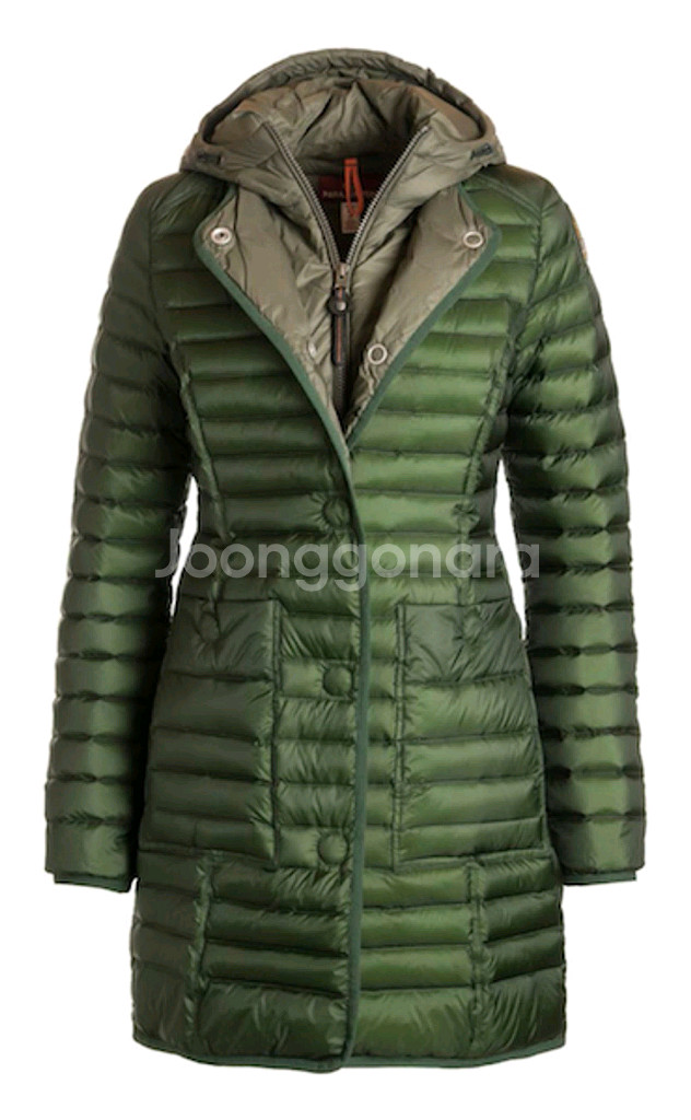 (정품) 파라점퍼스 여성 구스다운 롱패딩 L(77)--0