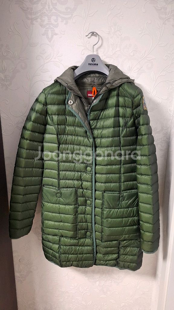 (정품) 파라점퍼스 여성 구스다운 롱패딩 L(77)--1