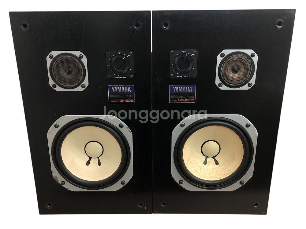 야마하 YAMAHA NS-160B 북쉘프 스피커 1조 빈티지 레트로 오디오 매장용 카페용 카페 인테리어 엔틱 북쉘프--4