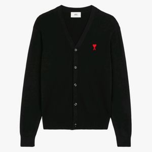 아미 스몰 하트 로고 울 가디건 블랙 M사이즈 팝니다.