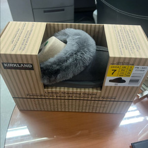 커클랜드 여성 양털 슬리퍼 어그 슬리퍼