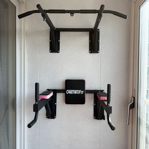 ONEIWOFIT 벽고정 철봉 치닝디핑