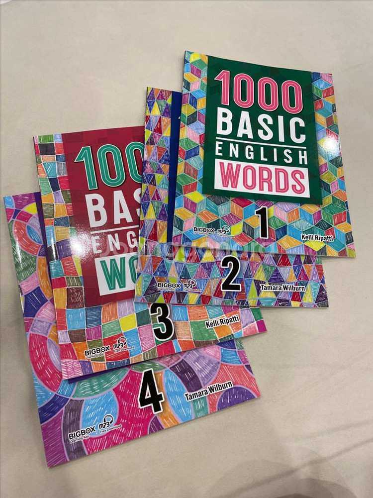 1000 basic english words 1-4 새상품--0