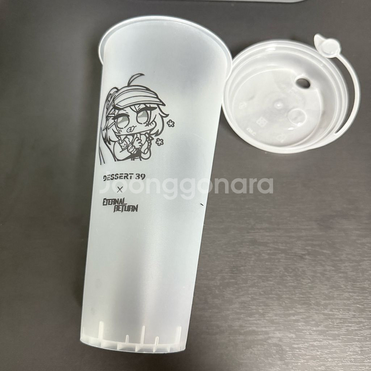 이터널리턴 디저트39 키캡 키링, 엠마 디오라마+스탠드--1