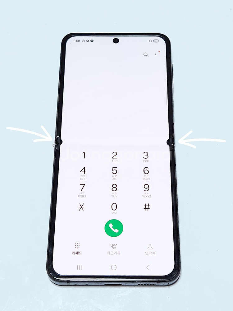 갤럭시Z플립4 256G 무잔상 블랙 56478--1