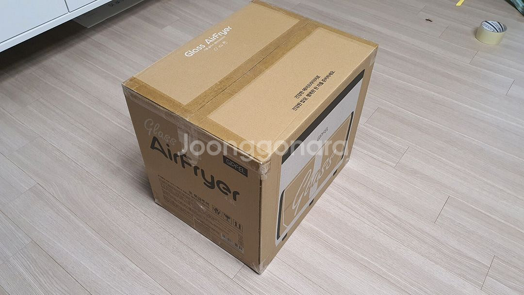 기펠 글라스 에어프라이어 4.5L(GBA-045I)(미개봉)--1