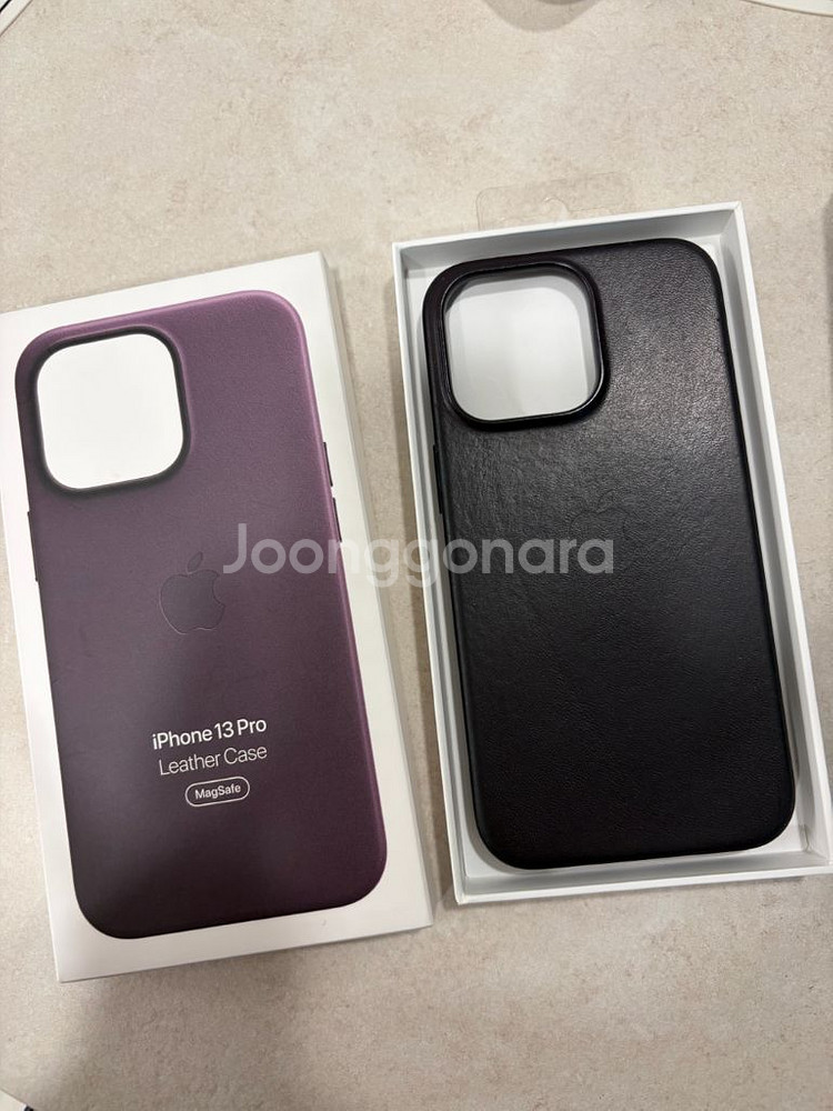 아이폰13프로 골드 128GB (정품 맥세이프 가죽케이스 포함)--8