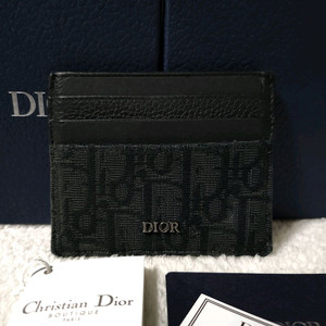 디올 오블리크 카드홀더 카드지갑 블랙