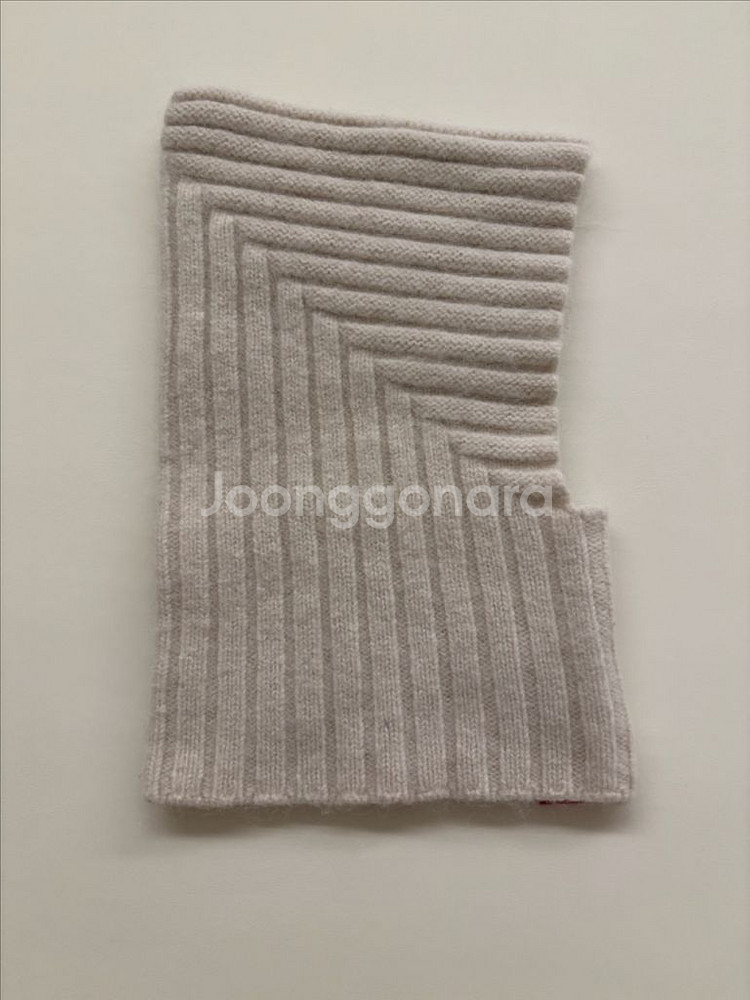 꼬숑 바라클라바 아이보리 택포--1