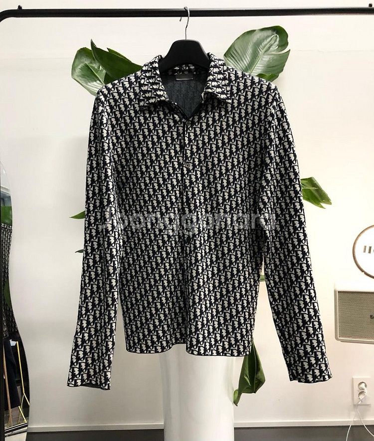 디올 오블리크 오버셔츠 M--0